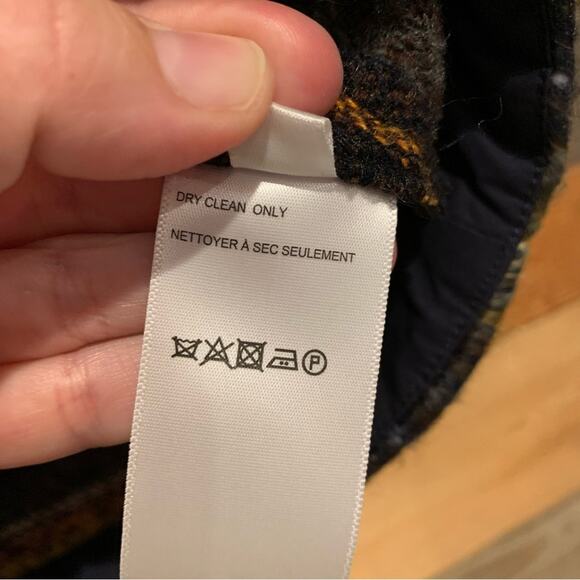 NWT UO Urban Outfitters Journey Wool Pelmet Mini Skirt In Black Multi Size S - Picture 11 of 12